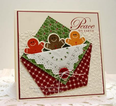 Be Of Good Cheer, Gingerbread Cards, Card Shapes, Gingerbread Gifts, Gingerbread Theme, Gift Cards Money, Gift Card Holders, Designer Paper, Good Cheer