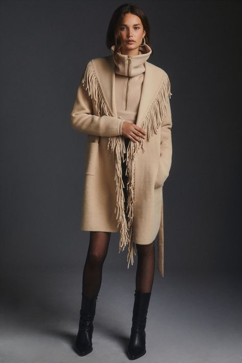 https://s7d2.scene7.com/is/image/nu/4115910370001_016_b2?$pdp-regular$ Desert Dress, Fringe Coat, Fringe Sweater, Oversized Coat, Sweater Coat, Sweater Coats, Outerwear Jackets, Apparel Accessories, Sweater Dress