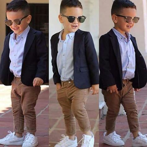 Cute Wedding Outfit For Boys, Kids Dress Boys, Trendy Boy Outfits, Baby Boy Dress, Camisa Social, Toddler Boy Fashion, Blazer Jeans