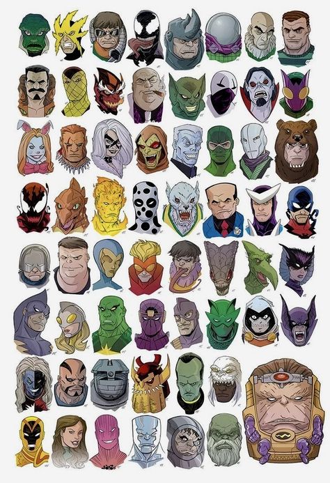 Head Comic, All Spiderman, Marvel Comics Vintage, Marvel Character Design, Marvel Facts, Marvel Superheroes Art, Superhero Poster, Marvel Characters Art, The Lone Ranger