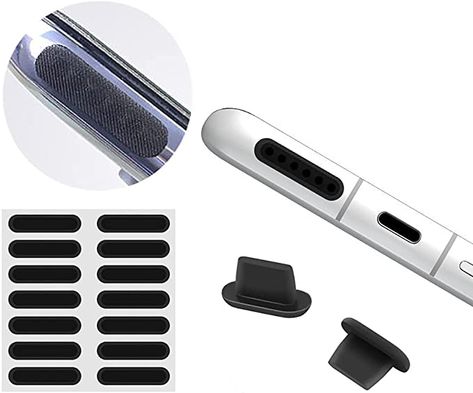 Amazon.com: Speaker Mesh Anti Dust Proof Adhesive Sticker Compatible with iPhone Speaker dustproof Sticker (14 Pack) Dust Plugs for iPhone 13/12/12 Pro Max (2pack) (Black) : Cell Phones & Accessories Iphone Speaker, Clean Phone, Anti Dust Plug, Dust Plug, Dust Removal, Phone Speaker, Brush Kit, Cleaning Kit, Iphone 5s