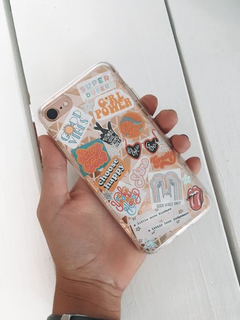 Decorate With Stickers, Tumblr Phone Case, Disney Cute, Phone Covers Diy, Diy Iphone Case, Iphone Cases Cute, Case Ideas, Cases Diy, Phone Organization