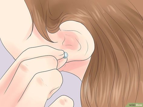 How to Take Care of Pierced Ears (with Pictures) - wikiHow Infected Ear Piercing, Ear Piercing Care, New Ear Piercing, Getting Your Ears Pierced, Ear Peircings, Cleaning Your Ears, Ear Lobe Piercings, Ears Pierced, Painters Palette