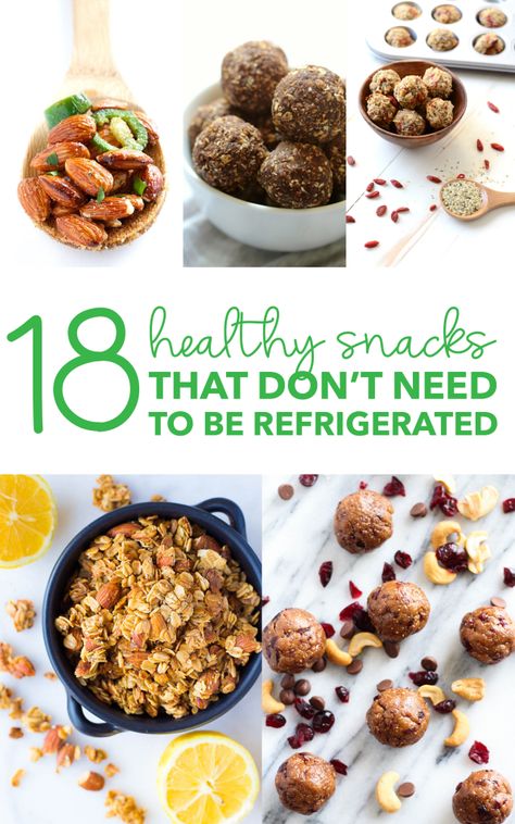 18 Healthy Snacks That Don't Need to be Refrigerated Refrigerated Snacks, Healthy Portable Snacks, Snacks Travel, Healthy Road Trip Snacks, Healthy Travel Snacks, Healthy Snacks To Make, Healthy Snacks To Buy, 100 Calorie Snacks, Road Trip Food