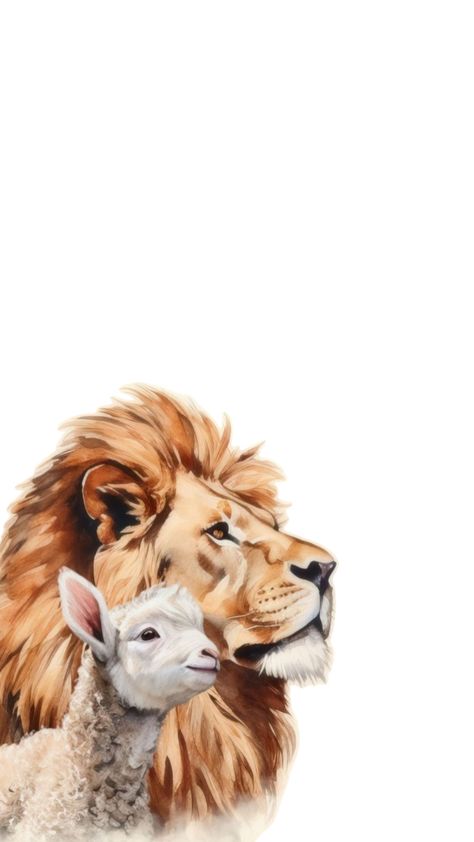 Lamb Drawing, Lamb Tattoo, Lion Of Judah Jesus, Christian Graphics, Jesus Culture, Modern Christian Art, Lion And Lamb, Christian Affirmations, Lion Wallpaper