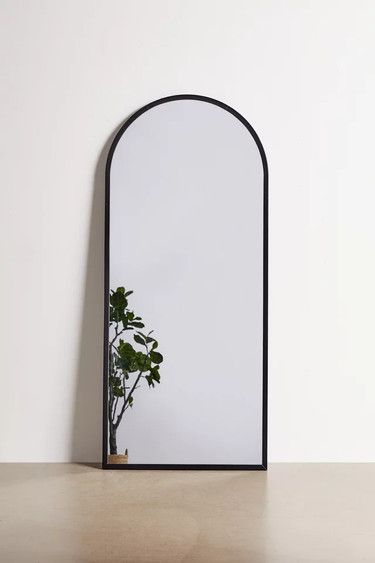 Ways to Incorporate Arches Into Your Home – Architectural, Furniture & More - Farmhouse Living Mirrors Urban Outfitters, Arc Mirror, Oversized Floor Mirror, White Oak Wood, Arch Mirror, Bohemian Bedroom Decor, Bohemian Interior, Bohemian Bedroom, Rooms Reveal