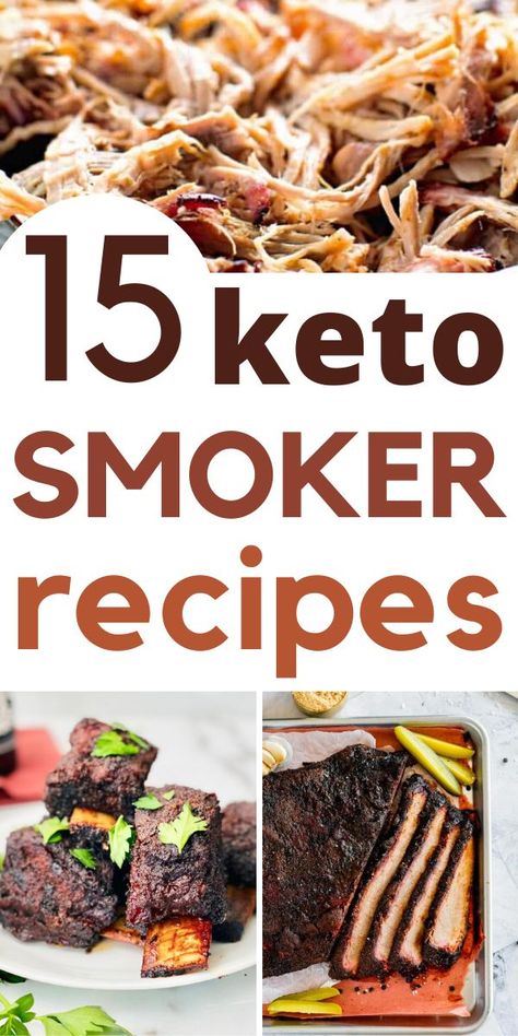 Best keto smoker recipes including smoked salmon, meatloaf, veggies, ribs and more. Find your next favorite low carb smoker dinner ideas from this post. Insanely good traeger keto recipes to try. Smoker Dinner Ideas, Healthy Smoker Recipes, Delicious Grill Recipes, Smoker Recipes Electric, Traeger Grill Recipes, Smoked Pork Ribs, Keto Salmon, Low Carb Pork, Healthy Low Carb Dinners