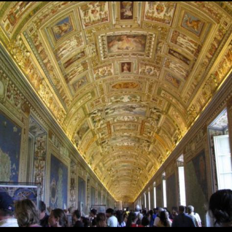 Inside the sixteenth chapel; There was so much to look at and this ceiling was absolutely amazing!!! Vatican Museum, Vatican Museums, Sistine Chapel, Rome Travel, Vatican City, The Ceiling, Oh The Places Youll Go, Rome Italy, Dream Destinations