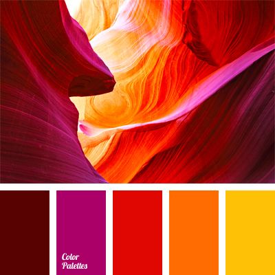 Tercero y quinto                                                                                                                                                      Más Red Color Pallets, Colour House, Red Colour Palette, Textil Design, Color Schemes Colour Palettes, Color Palate, Design Seeds, Red Orange Yellow, Color Balance