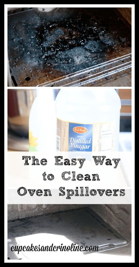 Clean oven spill overs and messes without harsh chemicals and with only a little bit of elbow grease. #Cleaning #Vinegar #HowTo #TheHowToHome How To Clean Kitchen, Tablet Recipe, Clean Your Oven, Oven Cleaner, Vinegar Cleaning, Deep Cleaning Tips, Baking Soda Uses, Kitchen Oven, Oven Cleaning