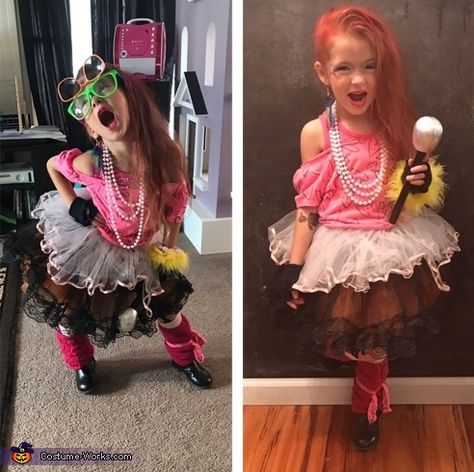 Cyndi Lauper Costume Diy, Cindy Lauper Costume, Cindy Lauper 80's Outfit, Cindy Lauper, Cyndi Lauper Costume, Rocker Dress, Cindy Lauper 80's, 80’s Dresses, 2017 Halloween Costumes