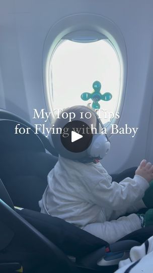 104K views · 6.6K reactions | My baby is now 12 months old, and we have been traveling with him since he was 6 weeks old. 👶🏼  ✈️ After 8 flights, I can say:  The younger the baby, the easier it is. Flying is easier than car rides. With good planning, nothing is difficult anyway. 🫶 Here are my top tips for flying with a baby:  1️⃣ Be the last one to board the plane to minimize the time spent in one place. Even if they board families first, you might be waiting in the plane 45 min more than the flight time, and for a baby or toddler it can be exhausting. 2️⃣ If your baby is over 6 months, let them crawl or walk around the airport before boarding; they need to move and stretch. 3️⃣ For long-haul flights, try to book a night flight. Sleep pressure is higher at night, and your baby will be m 6 Months Plan, Tips For Flying, In The Plane, In The Airport, Flying With A Baby, Old Planes, Night Flight, Long Haul Flight, Baby Tips