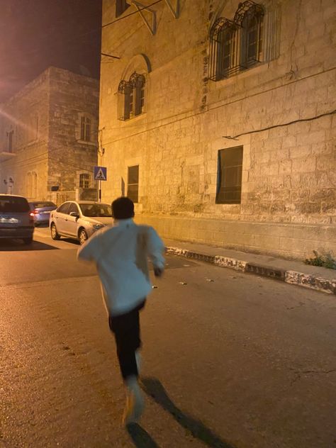 Boy running in the middle of the night Guy Running Aesthetic, Boy Running Aesthetic, The Night Aesthetic, Running Night, Song Inspiration, Midnight Run, Boys Night, Story Aesthetic, Lil Bro