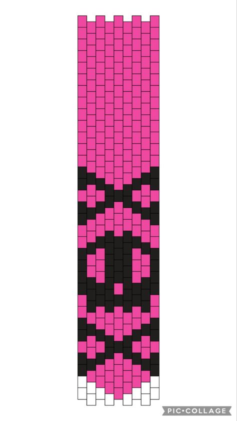 Kandi Tie Pattern, Kandi Tie, Diy Skulls, Kandi Inspo, Diy Kandi Bracelets, Diy Kandi, Skull Crafts, Kandi Ideas, Beads Patterns