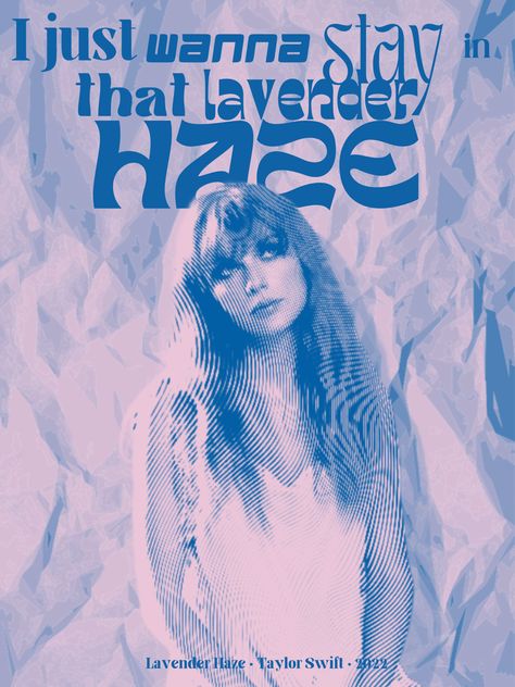 Taylor swift lavender haze poster aesthetic cute retro era eras midnights Purple Taylor Swift Poster, 2023 Taylor Swift, Poster Taylor Swift, Poster Cute, Pastel Poster, Lavender Haze, Bedroom Wall Collage, Taylor Swift Posters, Friend Poses Photography