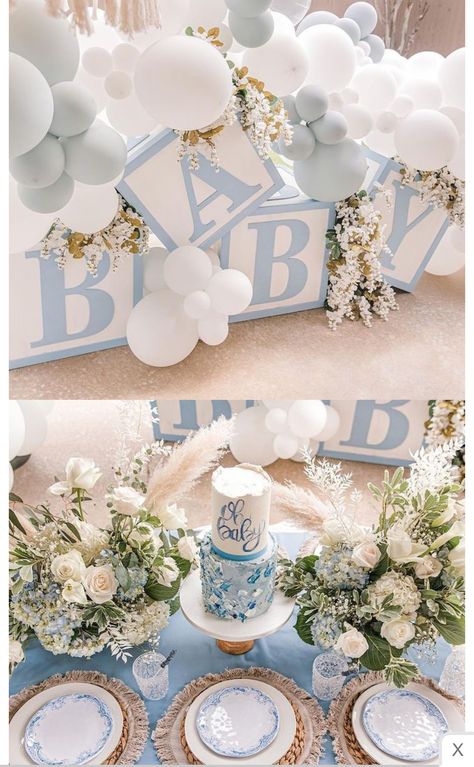 Blue Teddy Bear Baby Shower Theme, Teddy Bear Baby Shower Theme, Bear Baby Shower Theme, Baby Shower Treats, Blue Teddy Bear, Dream Family, Teddy Bear Baby Shower, Blue Baby Shower, Baby Bear Baby Shower