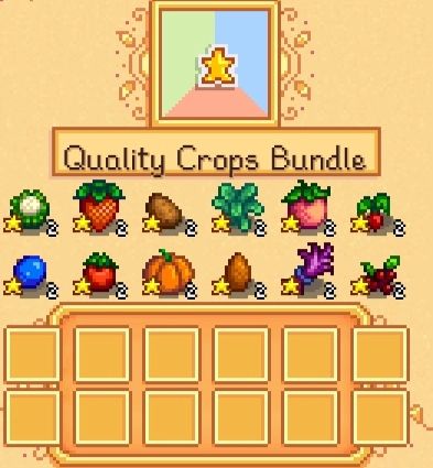 Very Hard version of Community Center Bundles for 1 year challenge at Stardew Valley Nexus - Mods and community Community Center Bundles, Stardew Valley Community Center, 1 Year Challenge, Year Challenge, Community Center, Stardew Valley, Pixel Art, 1 Year, Bundles