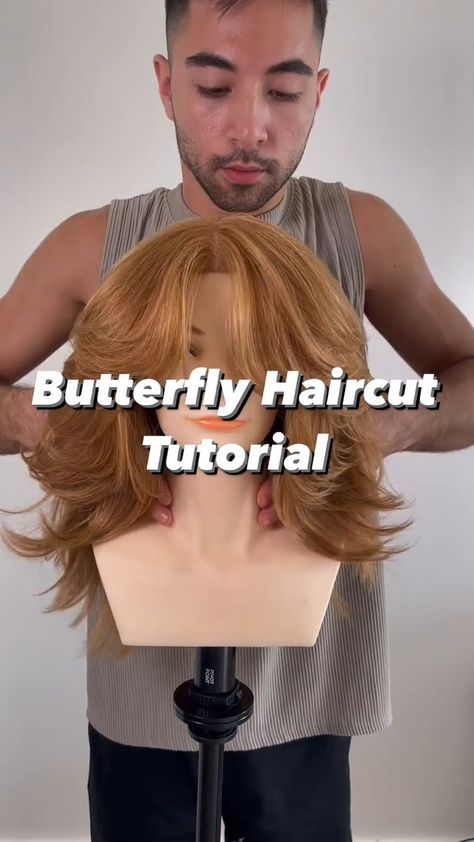 514K views · 20K reactions | 🦋 ✨ Butterfly Haircut Tutorial ✨🦋 @myguiltycrown is loving long, layered hair right now! Styled using the magical @kenraprofessional Volume Mousse... | By Kenra Professional | Facebook Butterfly Haircut Tutorial, Trendy Layered Hairstyles, Volume Mousse, Haircut 90s, Cut Own Hair, Really Curly Hair, Layers Medium, Butterfly Haircut, Haircut Tutorial