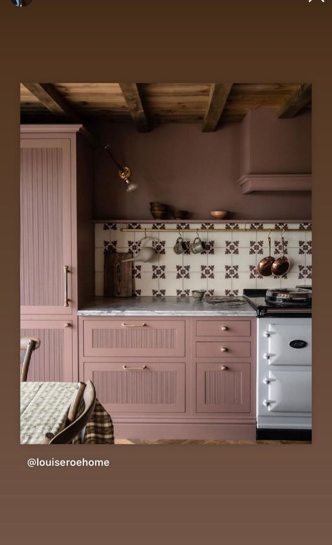 Mauve Kitchen Cabinets, Mauve Kitchen, Butlers Pantry, Butler's Pantry, Dream Kitchen, Pantry, Home Kitchens, Kitchen Cabinets