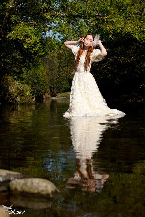 lady of the lake by Raspberry-Jam-Model.deviantart.com on @deviantART Artist Persona, Water Poses, River Shoot, River Photoshoot, Fantasy Photoshoot, Water Nymph, Lake Photoshoot, Lady Of The Lake, Lake Photography