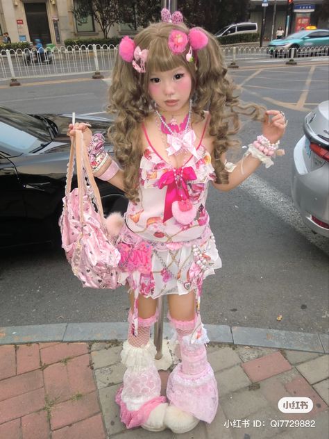 ⋆ #fashion #cute #⋆ #cuytii #cuytiiz #pink #ruffles #bows #outfits Kawaii Gyaru Fashion, Gyaru Fashion Real Life, Harakuju Outfit, Gyaru Fashion Pink, Pink Gyaru Outfit, J Fashion Outfits, Yabi Fashion, Gyaru Fashion Summer, Hime Gyaru Fashion