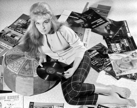 Gillian Hills in Beat Girl (1959) Beat Girl, French Pop, John Barry, Clockwork Orange, Rock N’roll, Record Players, Vintage Records, 8x10 Print, Mad Men