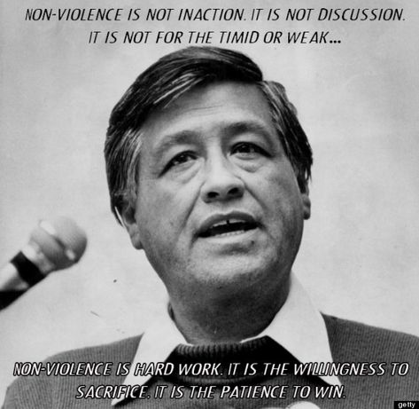 Cesar Chavez's Words Of Wisdom Are All The Inspiration You'll Need Today | HuffPost Ceasar Chavez Art, Cesar Chavez Art, Amoila Cesar Quotes, Don Cesar, Cesar Chavez Quotes, Cesar Chavez Day, Cesar Chavez, Civil Rights Leaders, Chicana Style