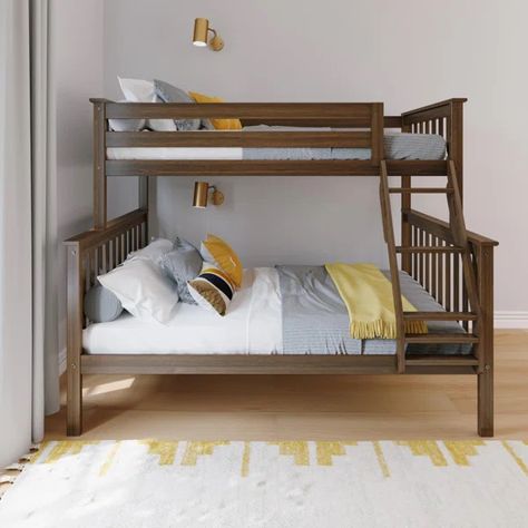 Bolles Kids Twin Over Full Bunk Bed Twin Over Full Bunk Bed, Shared Bedroom, Full Bunk Beds, Twin Bed Sets, Twin Bunk Beds, Wood Bed Frame, Trundle Bed, Wood Beds, Childrens Furniture