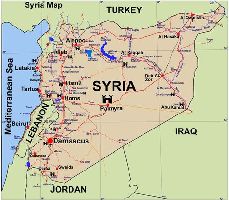 map of syria - Google Search Syria Map, Turkey Map, Page Maps, Map Pictures, Italy Map, World Geography, Country Maps, Lebanon, Syria