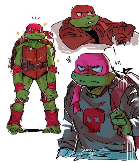 Tmnt Mutant Mayhem, Tmnt Fanart, Raphael Tmnt, Teenage Turtles, Tmnt Characters, Turtle Tots, Mutant Mayhem, Shell Turtle, Ninja Turtles Funny