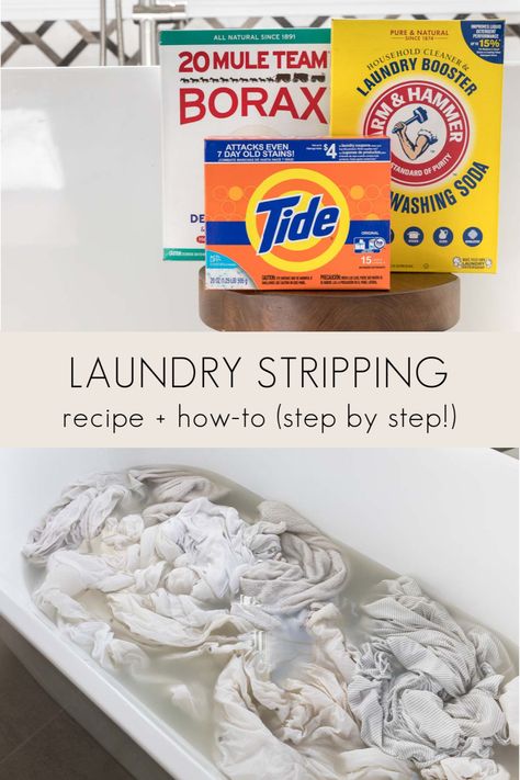 So gross! 🤮 Have you ever tried laundry stripping? It's amazing how much dirt and grime it can remove from your clothes! Check out the recipe I use to strip laundry clean and the best way to do it! Laundry Stripping Recipe, Strip Laundry, Laundry Recipe, Laundry Stripping, Powder Laundry Detergent, Natural Cleaning Recipes, Driven By Decor, Laundry Solutions, Natural Detergent