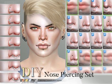 Diy Nose Piercing, Different Nose Piercings, Bride Breakfast, Nook Nursery, Food Workout, Adolphe Bouguereau, Lebbeus Woods, Sims 4 Piercings, Sims 4 Tattoos