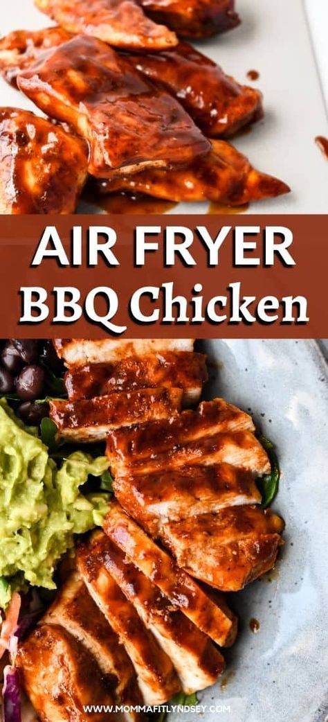 Barbecue Chicken In Air Fryer, Air Fry Chicken Breast Recipes, Boneless Chicken Breast Recipes Airfryer, Bbq Chicken Air Fryer, Air Fryer Barbecue Chicken, Ninja Foodi Chicken Breast, Bbq Boneless Chicken Breast, Air Fryer Bbq Chicken Breast, Summer Chicken Breast Recipes