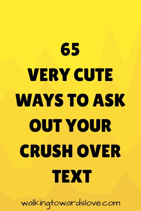 Discover unique and cute ways to ask out your crush over text with these 65 adorable ideas. Finding the perfect way to express your feelings through a text message can be nerve-wracking, but fear not! From witty puns to heartfelt messages, this list covers all the creative ways you can pop the question. Whether you're looking for a subtle approach or want to make a bold statement, there's something for everyone here. Ways To Tell Your Crush You Like Them Over Text, How To Tell Your Crush U Like Them Over Text, Funny Ways To Confess To Your Crush, How To Ask Ur Crush Out Over Text, How To Approach Your Crush, Hiw To Tell Your Crush You Like Them Over Text, Flirty Emojis, Quirky Invitations, Asking Someone Out