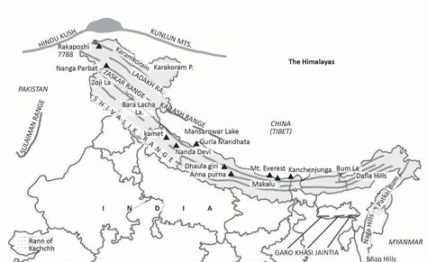 Himalayas Map, Basic Geography, Nda Exam, India Map, Previous Year Question Paper, Knowledge Facts, Study Plan, Interview Tips, Question Paper