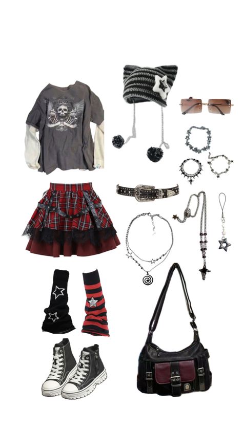 Outfit Inspired by Killin It - P1H Alt Outfits, Outfit Inspired, Killin It, 2000s Fashion Outfits, Wardrobe Outfits, Alt Fashion, Alternative Outfits, 2000s Fashion, Kpop Outfits