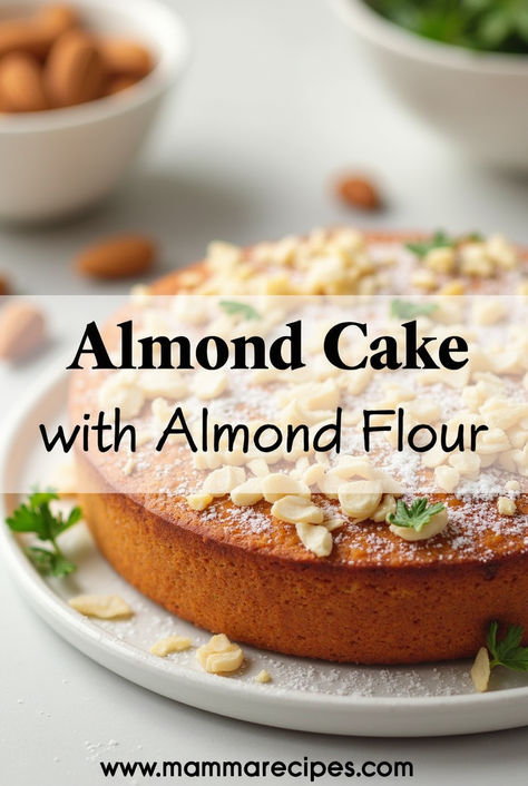 This almond cake made with almond flour is a perfectly moist and delicious dessert! Naturally gluten-free, it’s rich in flavor with a soft texture that’s perfect for any occasion. Simple to make and always a crowd-pleaser. Try this nutty delight today! Recipes Using Cake Flour Desserts, Almond Cake With Almond Flour, Keto Almond Cake Recipe, Almond Flour Vanilla Cake Recipes, Almond Flour And Dates Recipes, Almond Flour Date Cake, Cake Made With Almond Flour, Italian Almond Ricotta Cake, Eggless Almond Flour Cake