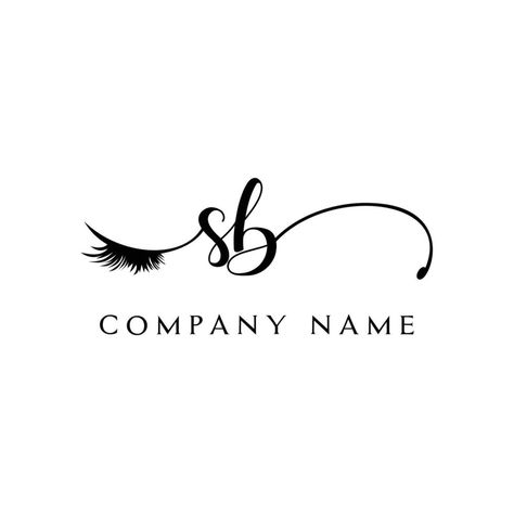 initial SB logo handwriting beauty salon fashion modern luxury letter Logo Salon Beauty, Logo Handwriting, Sb Logo, Lashes Logo, Perfume Scents, Boutique Logo, Letter Logo Design, Salon Style, Beauty Logo