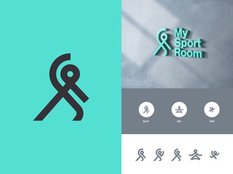 Gym Branding Identity, Fit Logo Design, Fitness Brand Design, Physiotherapy Logo Ideas, Physio Branding, Physiotherapy Branding, Physiotherapist Logo, Fitness Branding Design, Physio Logo