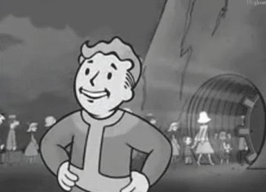 via GIPHY Fallout 4 Vault Boy, Fallout Theme, Vault Boy Fallout, Fallout Funny, Pip Boy, Vault Tec, Fallout Game, Fallout Art, Fallout New Vegas