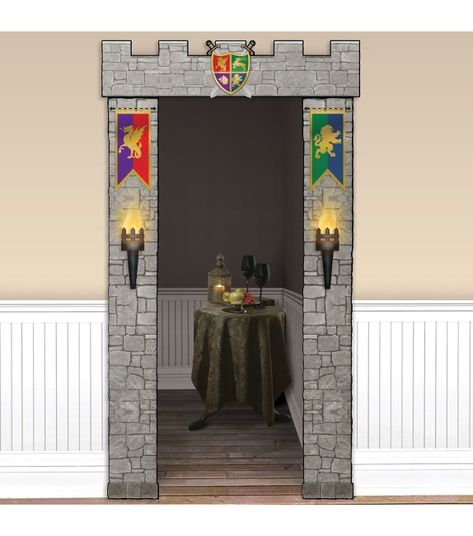 Marco para la puerta de castillo Medieval por 14,95 € Kingdom Vbs Crafts, Kingdom Vbs, Vacation Bible School Craft, Knight Party, Medieval Decor, Medieval Party, Castle Decor, Vbs Themes, Royal Party