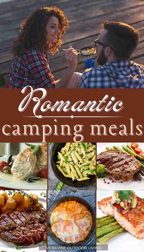 Rv Camping Hacks, Rosemary Garlic Butter, Salmon In Foil Recipes, Grilled Cod, Healthy Camping Food, Strip Steak Recipe, Romantic Camping, Camping Meal, Foil Pack Dinners