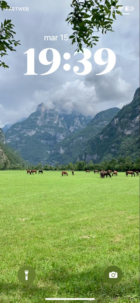 summer mountain aesthetic wallpaper, green, horses, ios 16 aesthetic lockscreen idea Mountain Aesthetic Wallpaper, Aesthetic Wallpaper Green, Ios 16 Aesthetic, 16 Aesthetic, Layout Phone, Mountain Aesthetic, Aesthetic Lockscreen, Wallpaper Green, Iphone Lockscreen