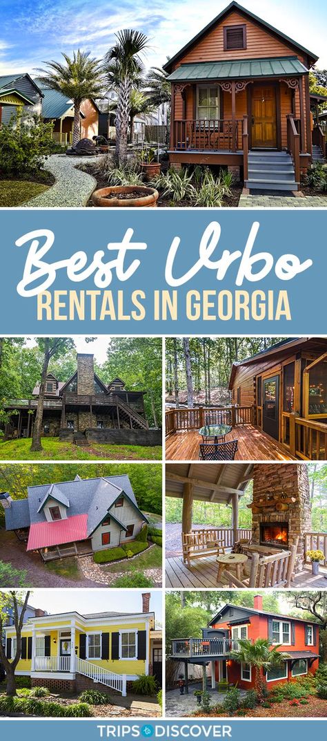 No matter what your idea of the perfect trip in this state, these Vrbo rentals can provide the ideal base. Best Vrbo Rentals, Georgia Getaways, Historic Mansion, Best Places To Travel, Weekend Getaway, No Matter What, Weekend Getaways, Savannah, Savannah Chat