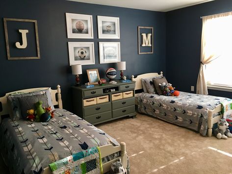 Twin Room Twin Boys Room, Twin Boys Bedroom, Shared Boys Rooms, Boys Shared Bedroom, Twin Room, Teenage Boy Room, Boys Room Design, Boy Bedroom Design, Teen Boy Bedroom