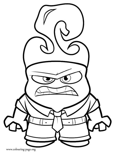 Anger has a fiery spirit and tends to explode easily. Print and color this free Disney Inside Out coloring sheet. Enjoy! Inside Out Coloring, American Flag Drawing, Inside Out Coloring Pages, Anna Und Elsa, Inside Out Characters, Coloring Pages For Grown Ups, Coloring Pages Inspirational, Disney Inside Out, Coloring Page Ideas