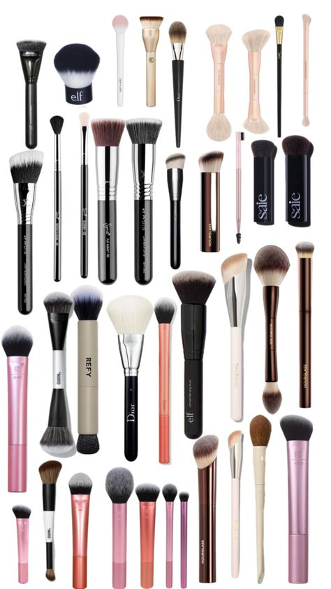 Makeup Brush Uses, Kawaii Makeup, Make Up Brushes, Chanel Makeup, Elegant Makeup, Make Makeup, Trendy Makeup, Hair Stylist Life, Makeup Sponge