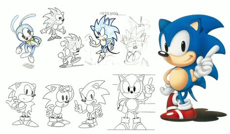 Sonic Design, Sonic The Hedgehog 4, How To Draw Sonic, Sonic Prime, Concept Art Gallery, Art Through The Ages, Sonic Birthday, Classic Sonic, Sonic Heroes