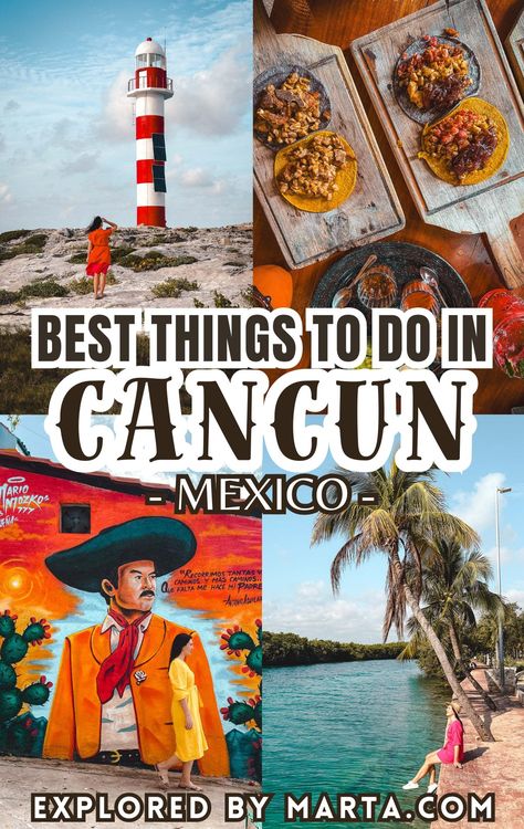 Cancun bucket list: 15 top things to do in Cancun, Mexico Cancun Must Do, Things To Do In Cancun Mexico, Cancun Things To Do, Xcaret Cancun, Travel Cancun, Cancun Travel Guide, Downtown Cancun, Cancun Hotel Zone, Things To Do In Cancun