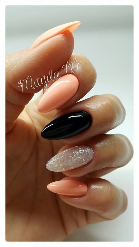 21 Nails, Unghie Nail Art, Almond Nails Designs, Almond Acrylic Nails, Super Nails, Ideas Nails, Gorgeous Nails, Nails Acrylic, Acrylic Nail Designs